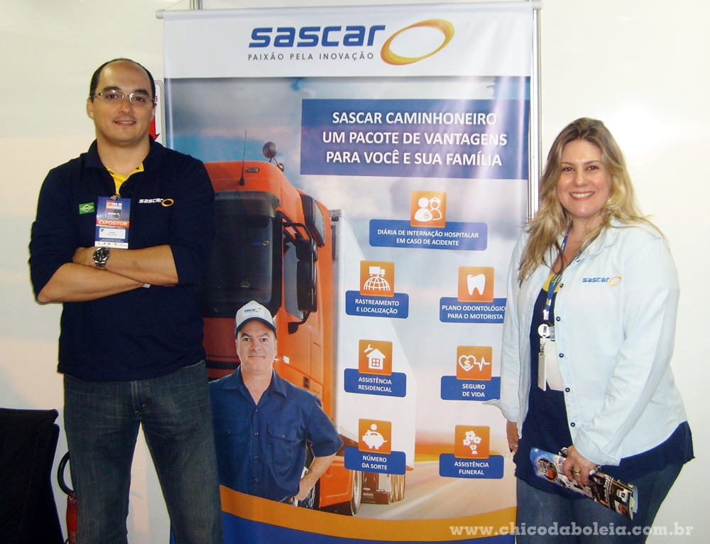 Weber e Patricia falam do novo produto da Sascar