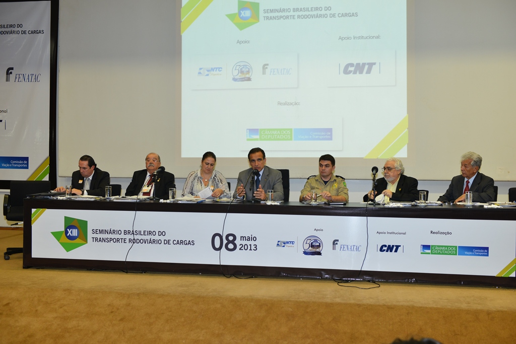 Abertura do XIII Seminário Brasileiro do Transporte Rodoviário de Cargas