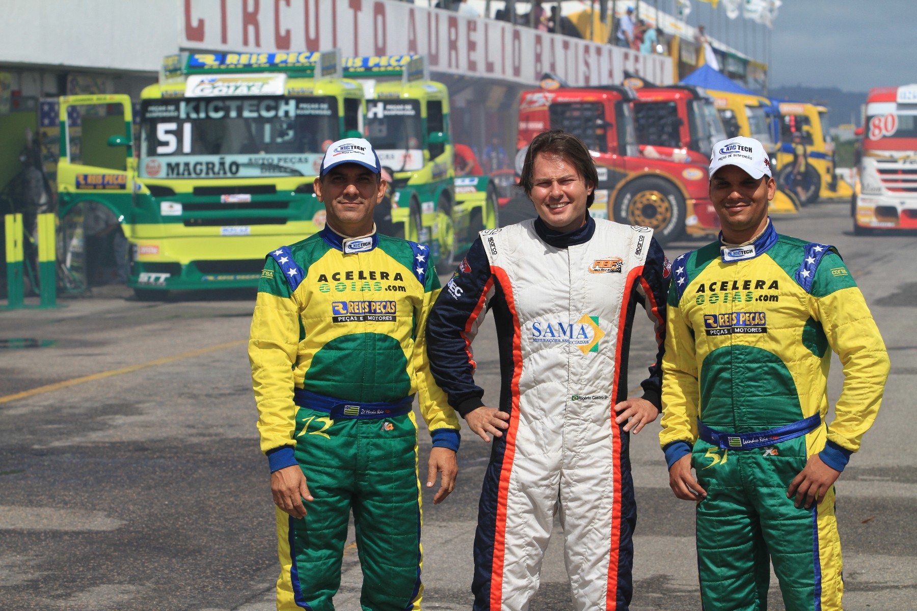 GP Crystal dividirá torcida de Goiânia entre três pilotos na Fórmula Truck