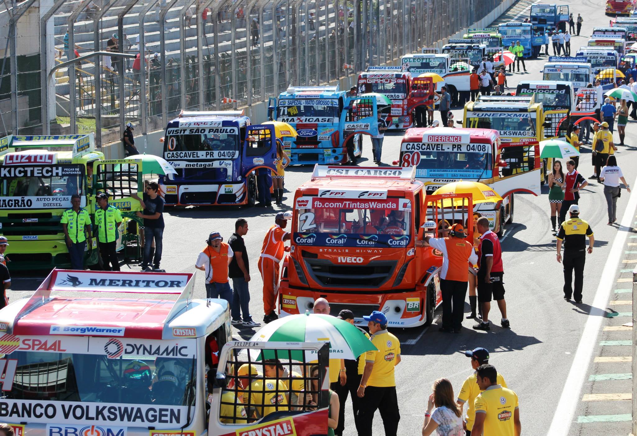 Fórmula Truck – Grid, Corrida, Premiação e Coletiva de Imprensa
