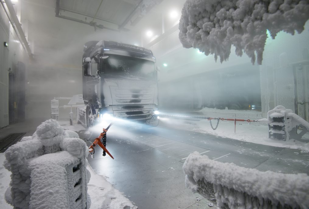 Scania inaugura o melhor túnel de vento climático do mundo