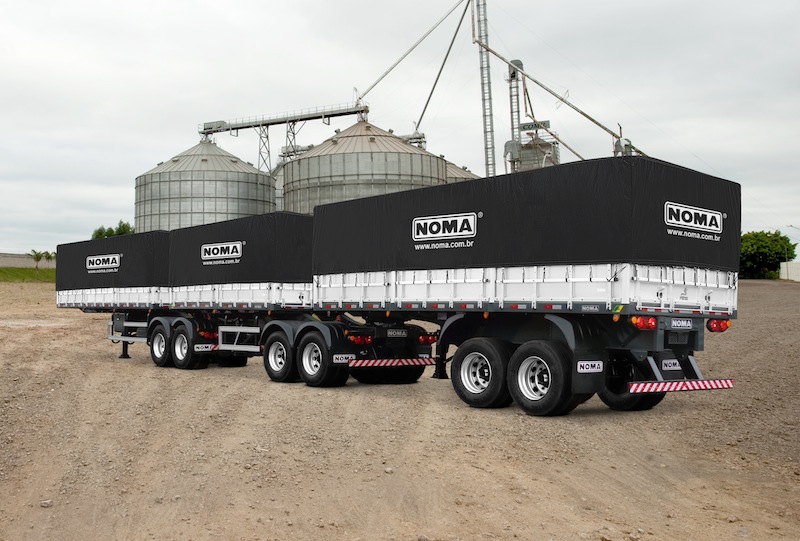 Noma apresenta tritrem para transporte de grãos