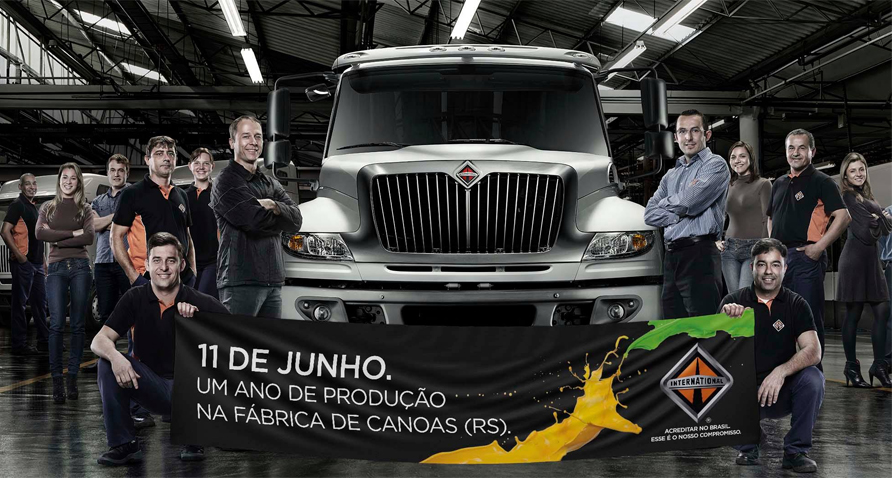 International celebra 1 ano de produção de caminhões
