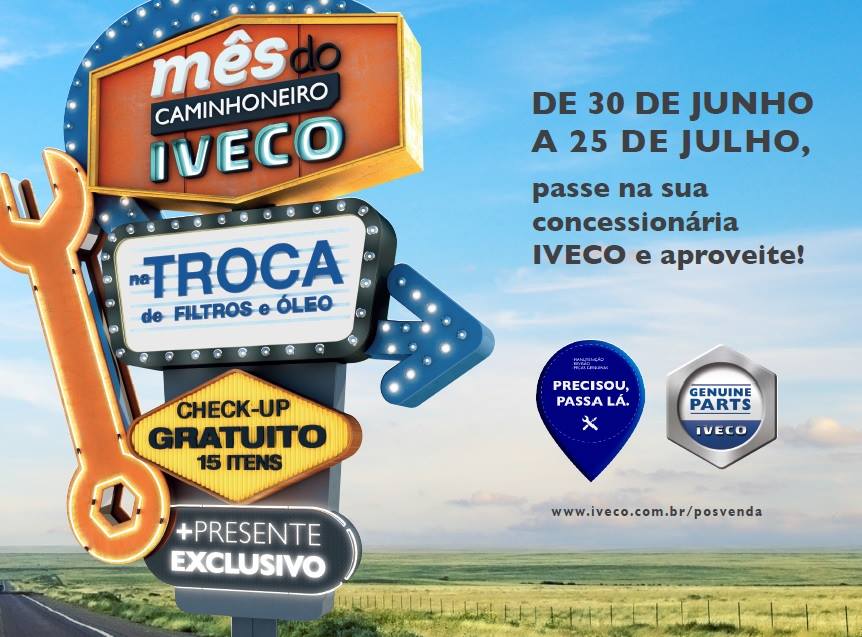 Iveco lança a campanha “Mês do Caminhoneiro” nas concessionárias