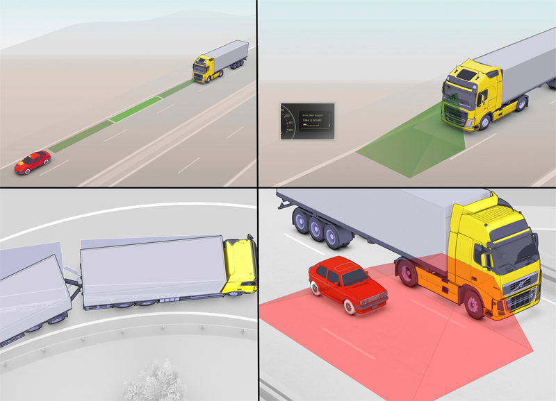 Volvo promove seminário para discutir acidentes com caminhões.