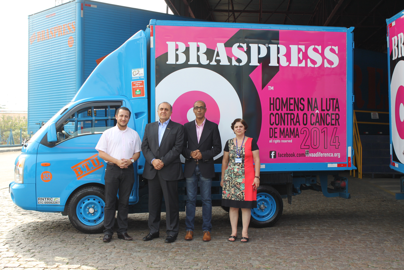 Braspress apoia campanha ‘’Homens na luta contra o câncer de mama’’