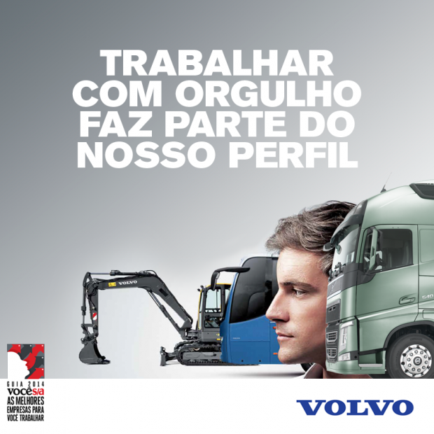 Volvo é eleita a melhor empresa para você trabalhar
