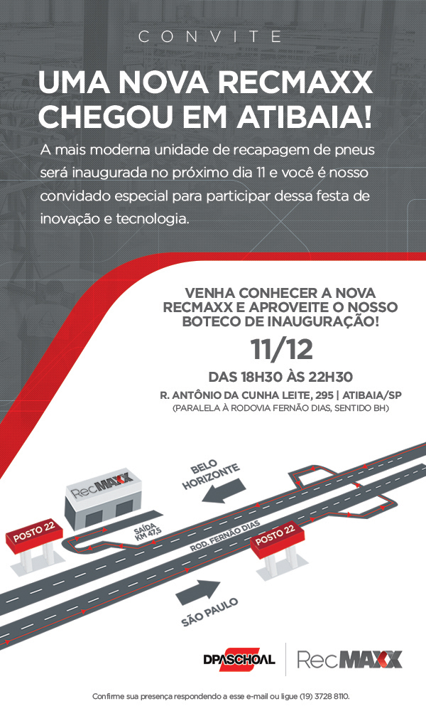 GRUPO DPASCHOAL INAUGURA POLO DE DESENVOLVIMENTO TECNOLÓGICO EM RECAPAGEM