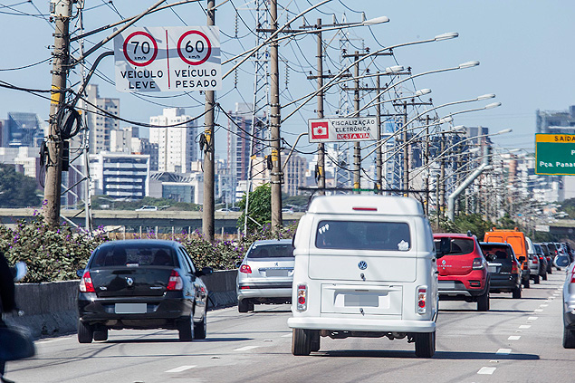 Marginais reduzem limite e terão 18 radares para fiscalizar nova velocidade