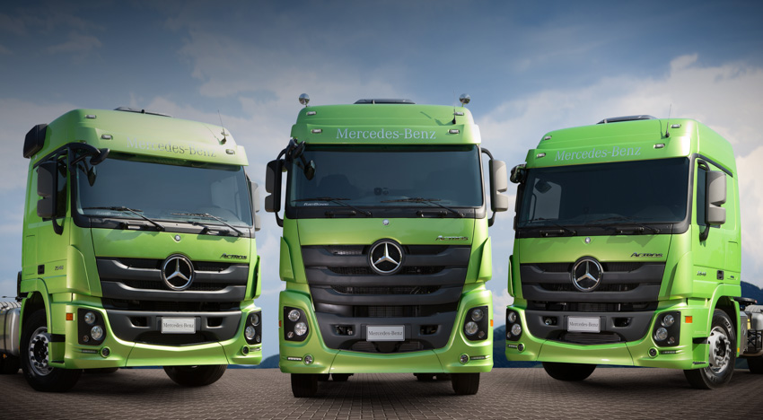 Novo Mercedes-Benz Actros chega pronto para asfalto e terra