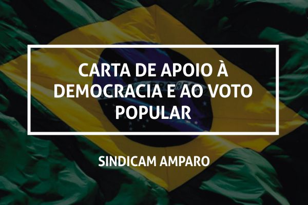 Carta de apoio à democracia e ao voto popular