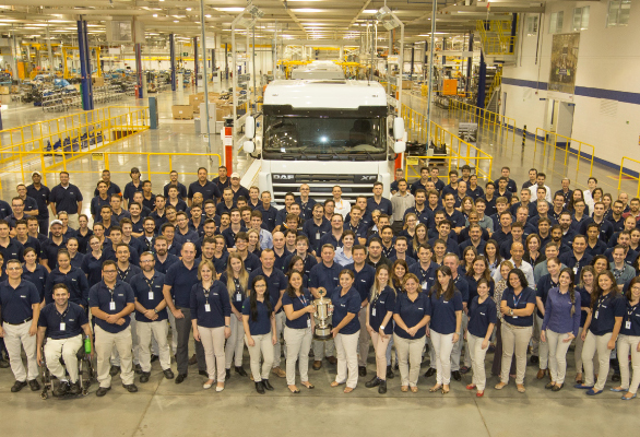 Fábrica brasileira da DAF recebe prêmio mundial de segurança