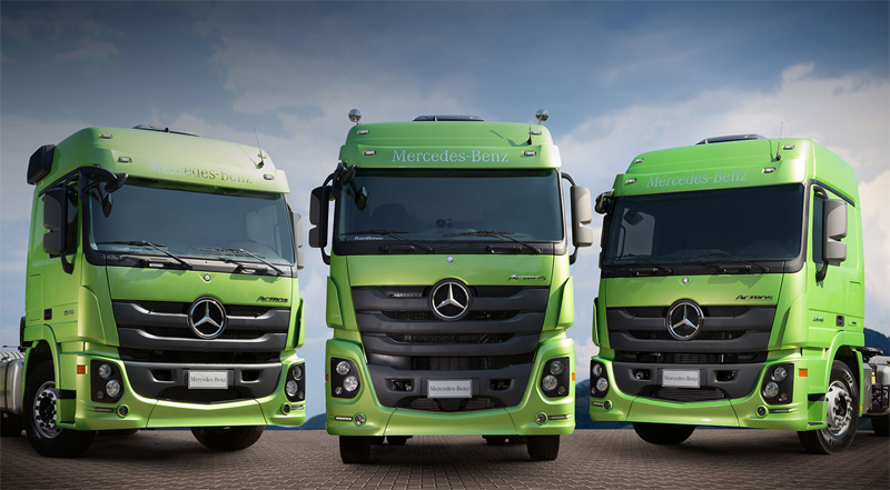 Novo Actros Mercedes-Benz já está rodando em diversas regiões do País