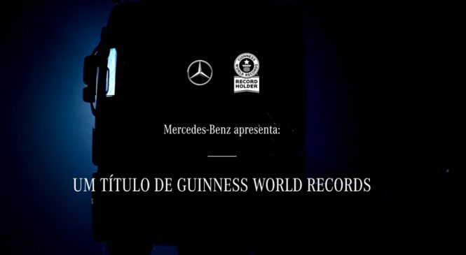 Homenagem Mercedes-Benz aos caminhoneiros Final de ano