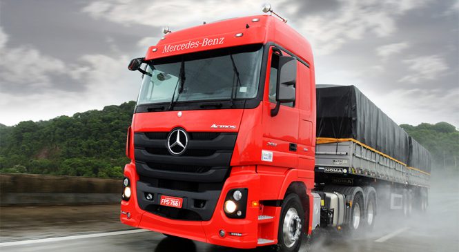 Mercedes-Benz aumentou as vendas do Actros rodoviário no mercado brasileiro em 145%