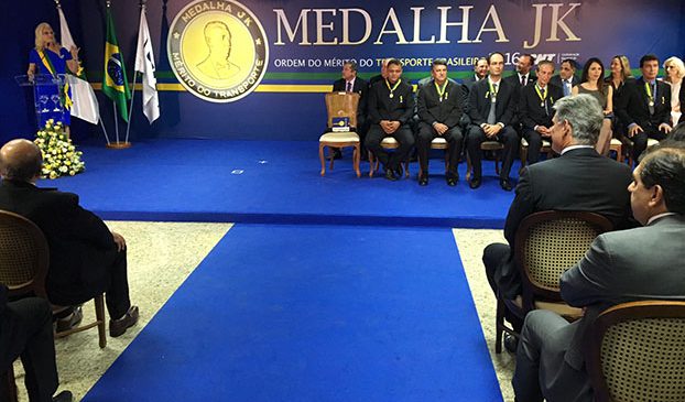 Medalha JK reconhece o trabalho de 19 personalidades do transporte