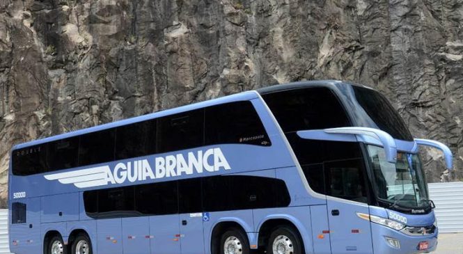 Águia Branca adquire 12 ônibus rodoviários   Mercedes-Benz para Double Decker de 15 metros