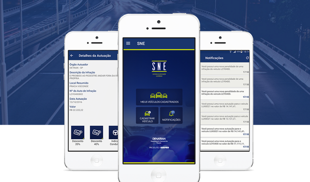 SNE: app do governo federal dá desconto de 40% nas multas