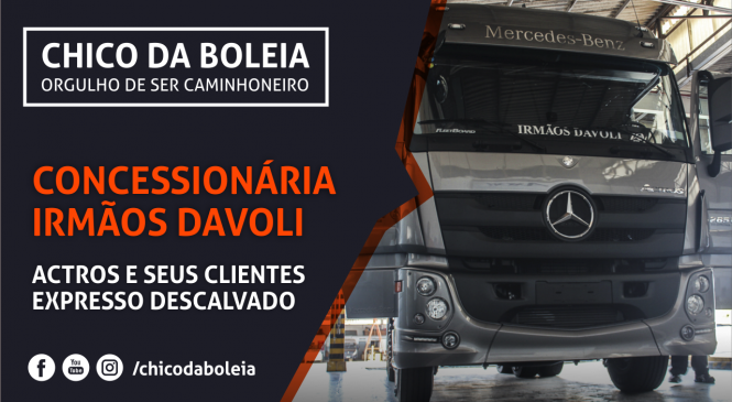 [VÍDEO] Concessionária Irmãos Davoli – Actros e seus clientes #2 EXPRESSO DESCALVADO