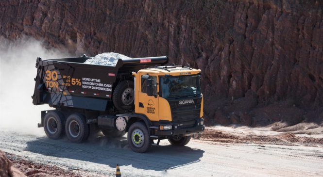 Heavy Tipper: novo Scania global para mineração.