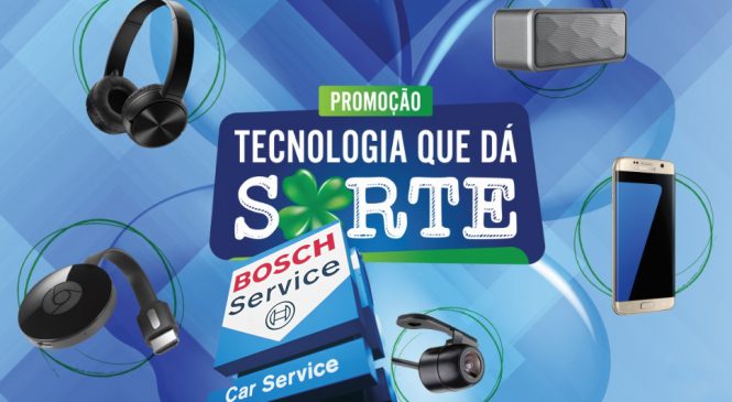 Rede Bosch Car Service realiza promoção “Tecnologia que dá sorte”