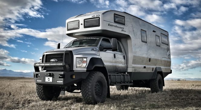 Custando R$ 5 milhões, Earthroamer XV-HD é um “Hotel 5 estrelas sobre rodas” para o Off-Road