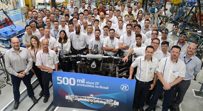 ZF atinge a marca de 500 mil eixos produzidos no Brasil