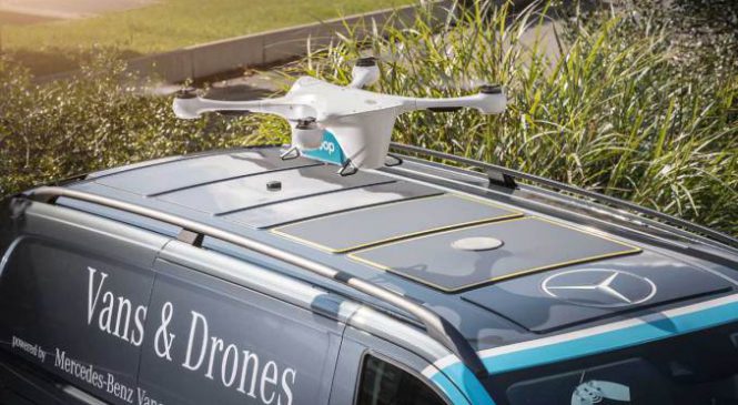 Mercedes-Benz inicia projeto com drones de entrega no e-commerce em Zurique