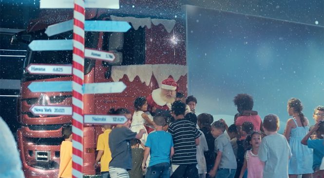 Mercedes-Benz leva crianças ao “Polo Norte”  em campanha de Natal