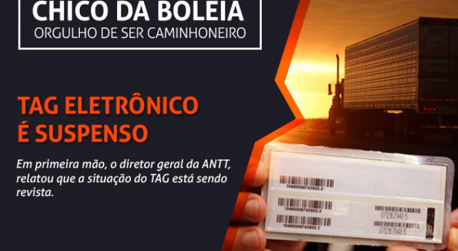 [VÍDEO] TAG eletrônico é suspenso, descubra o porquê – ANTT Dezembro/2017