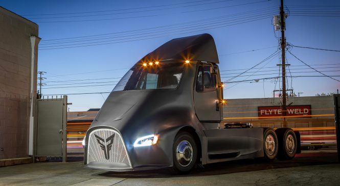 Thor Trucks ET1 é um caminhão elétrico que quer concorrer com Tesla Semi