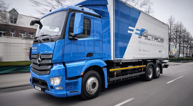 eActros, o pesado elétrico da Mercedes-Benz chega nas ruas