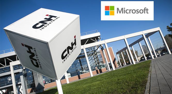 CNH Industrial e Microsoft vão redefinir o mundo das máquinas e dos veículos conectados