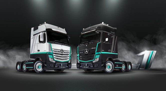 Mercedes-Benz lança edição limitada do Actros1 exclusivamente para motoristas do Reino Unido