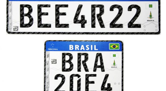 Com dois anos de atraso Brasil ainda não implantou modelo de Placas Mercosul