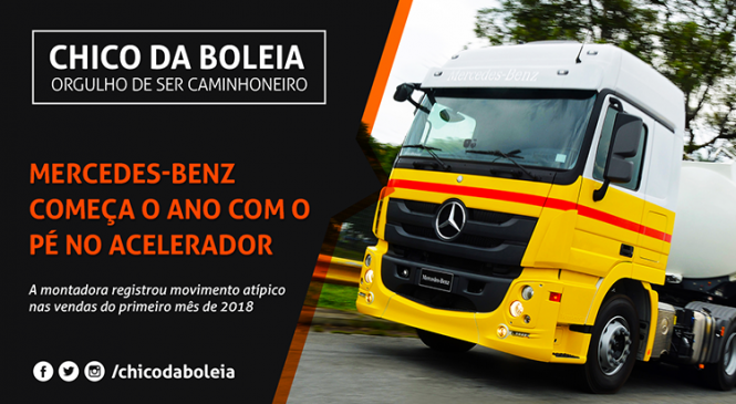 [VÍDEO] Mercedes-Benz inicia 2018 com bom desempenho nas vendas