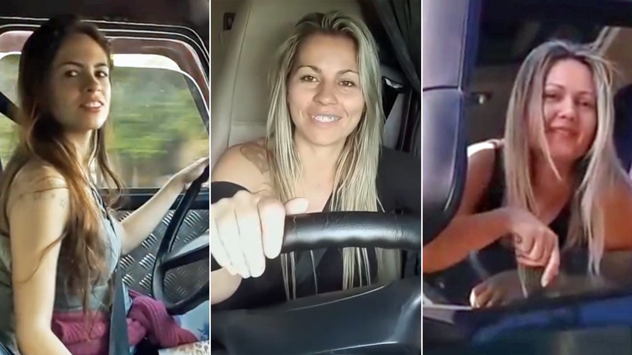 Caminhoneiras ‘youtubers’ mostram desafios da vida na estrada