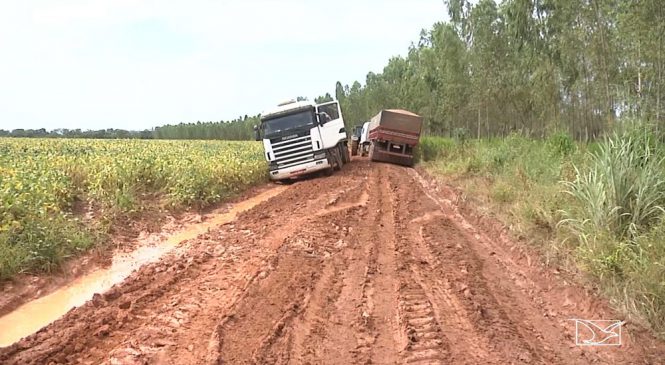 Condições de estradas no sul do Maranhão pioram com chegada de chuvas