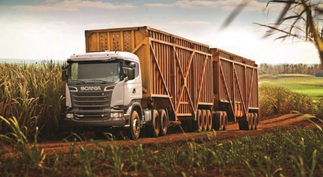 Scania apresenta Super Rodotrem de 11 eixos na Agrishow