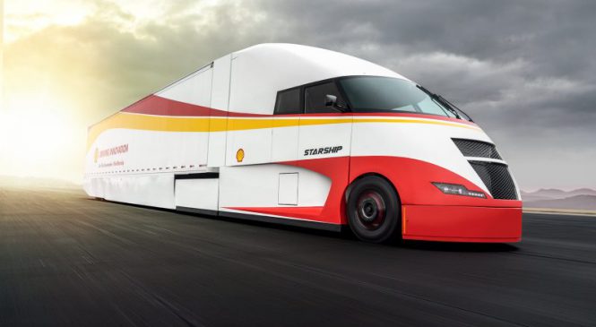 Shell e AirFlow Truck Company apresentam a Starship – uma carreta hipereficiente