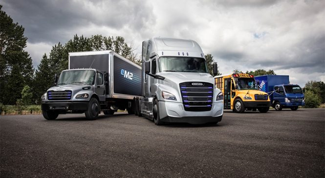 Daimler Trucks lança caminhões elétricos nos Estados Unidos