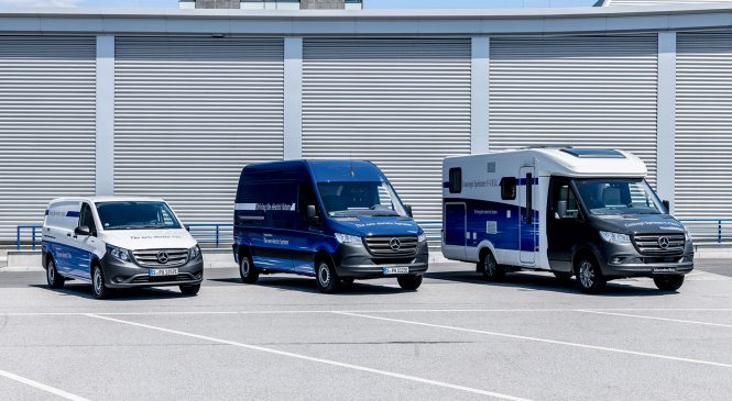 Sprinter e Vito elétricos serão destaques da Mercedes-Benz no IAA 2018