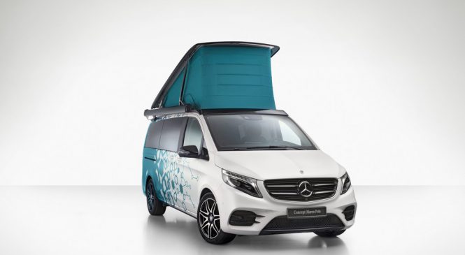 Mercedes-Benz Concept Marco Polo adianta a primeira van para camping movida a célula de hidrogênio