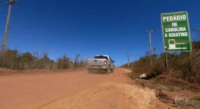 Caminhoneiros denunciam cobrança irregular de pedágio em estrada no sul do Maranhão