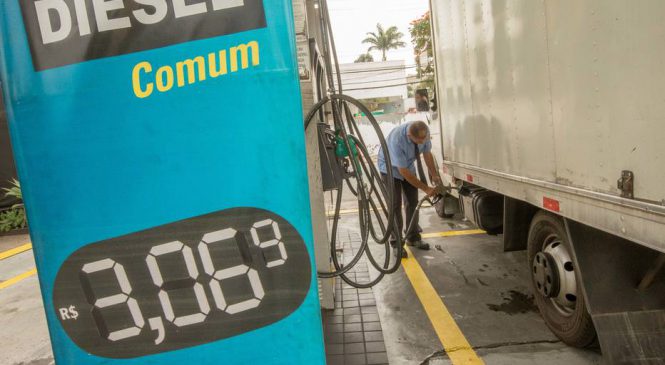 Nova tabela do frete mínimo vai incluir reajuste de 13% do diesel