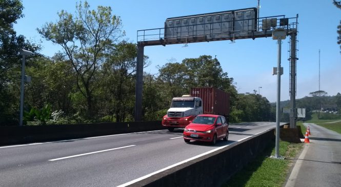 51º pórtico de leitura de chip de caminhões é instalado pela a ANTT.