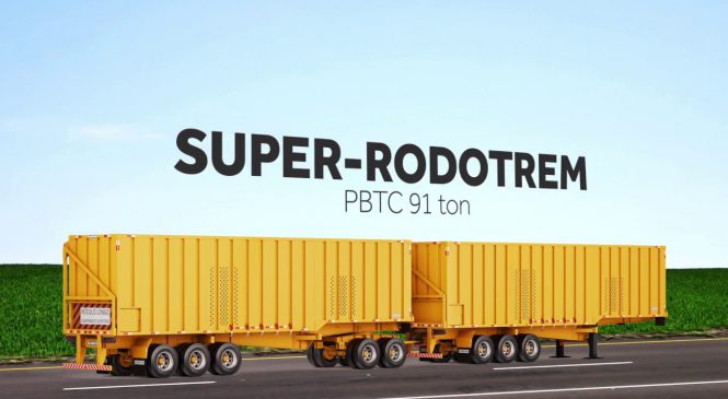 Circulação do Super Rodotrem está suspensa em todo o Brasil.