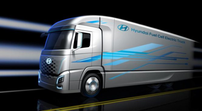 Hyundai lançará um caminhão movido a hidrogênio em 2019