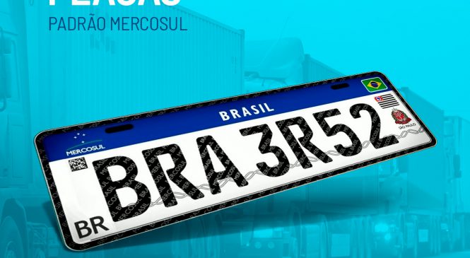 Contran suspende emissão de placas Mercosul