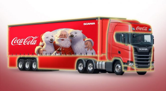 Coca-Cola FEMSA Brasil faz parceria com a Scania para Caravana de Natal.